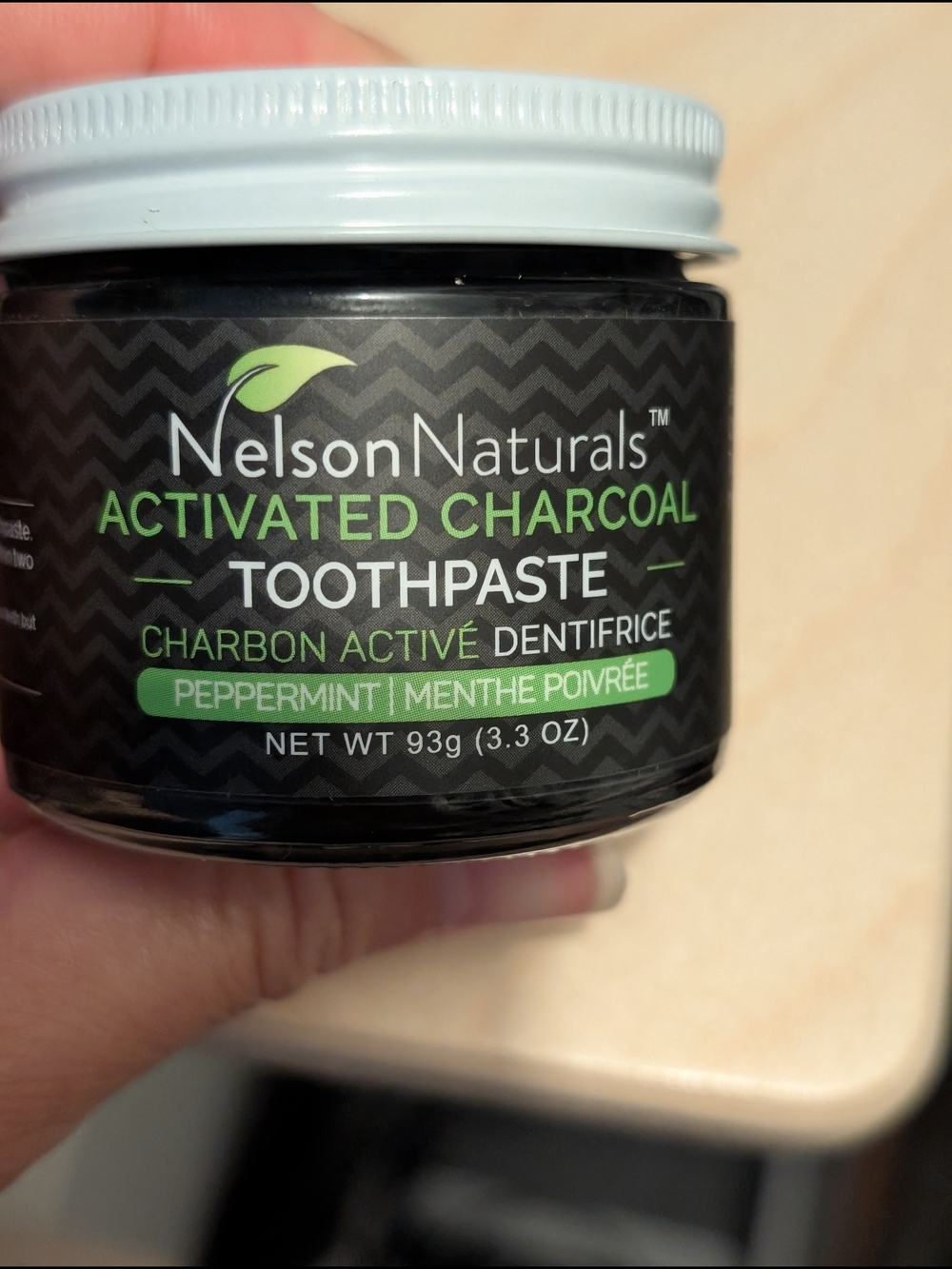 Nelson Naturals Activated Charcoal Toothpaste - Peppermint - Zero Plastic